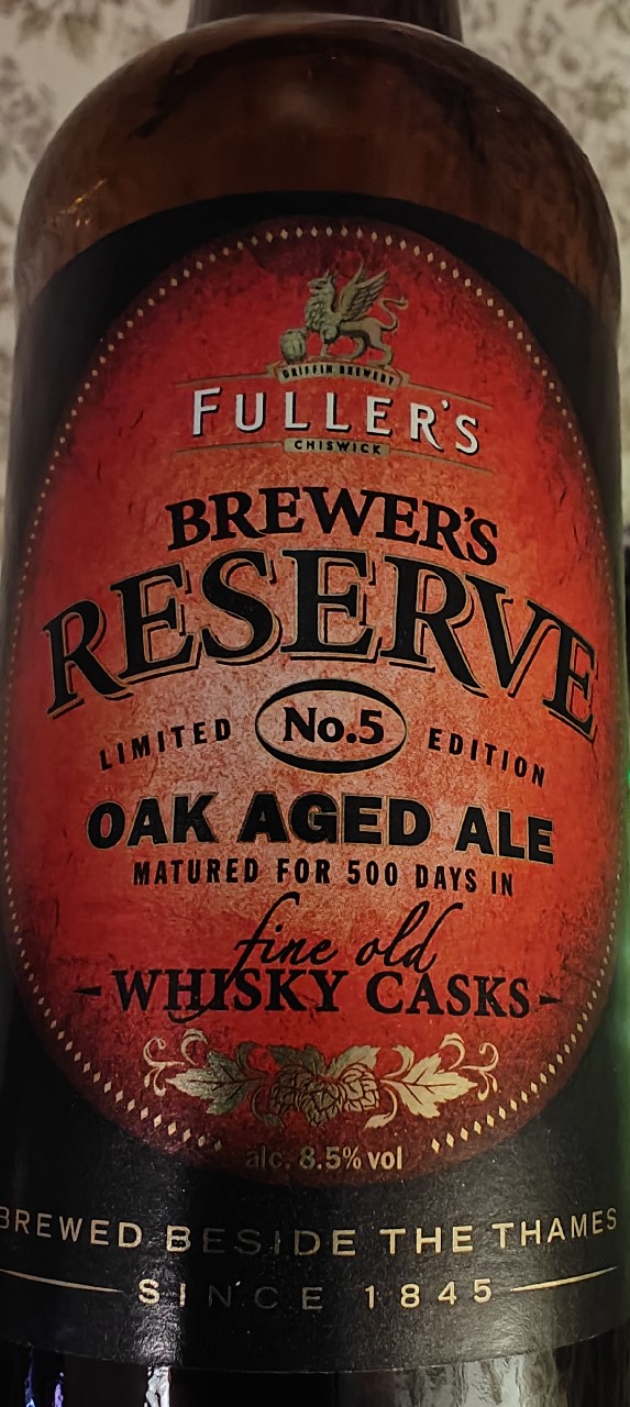 Brewer's Reserve No. 5, Fuller's Griffin Brewery (Asahi Breweries)