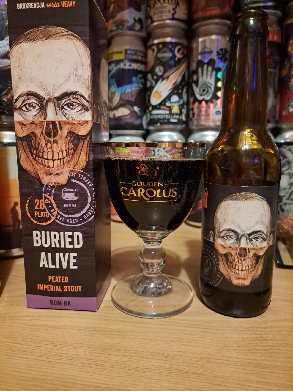 Buried Alive 28° Plato Rum BA, Browar Brokreacja