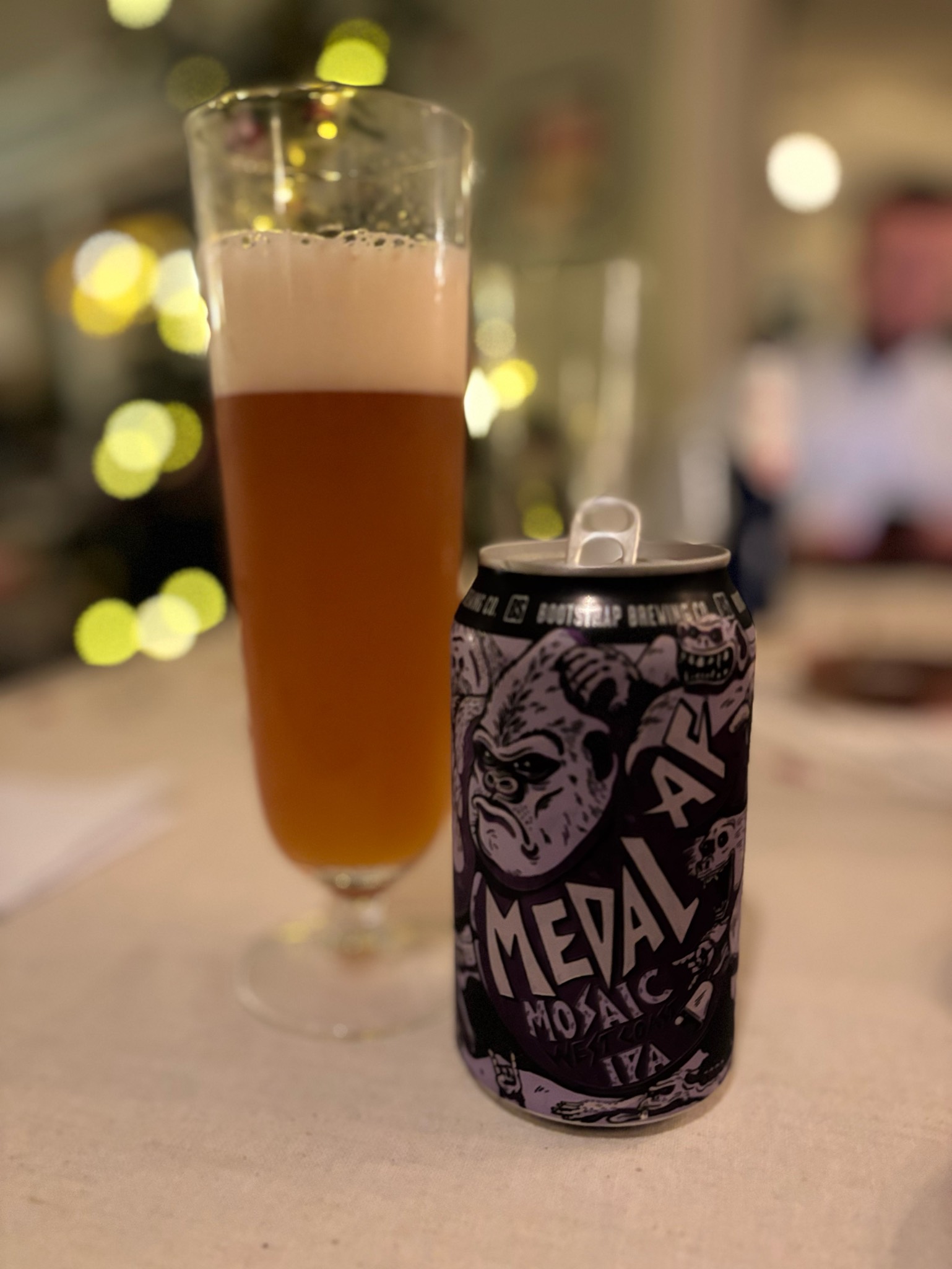 MEDAL AF Mosaic IPA, Bootstrap Brewing