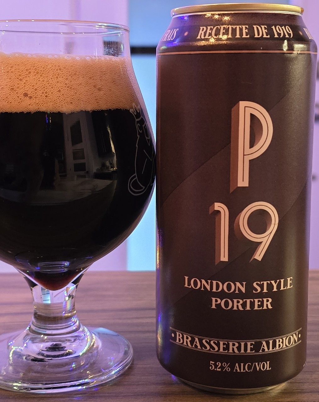 P 19 London Style Porter, Brasserie Artisanale Albion