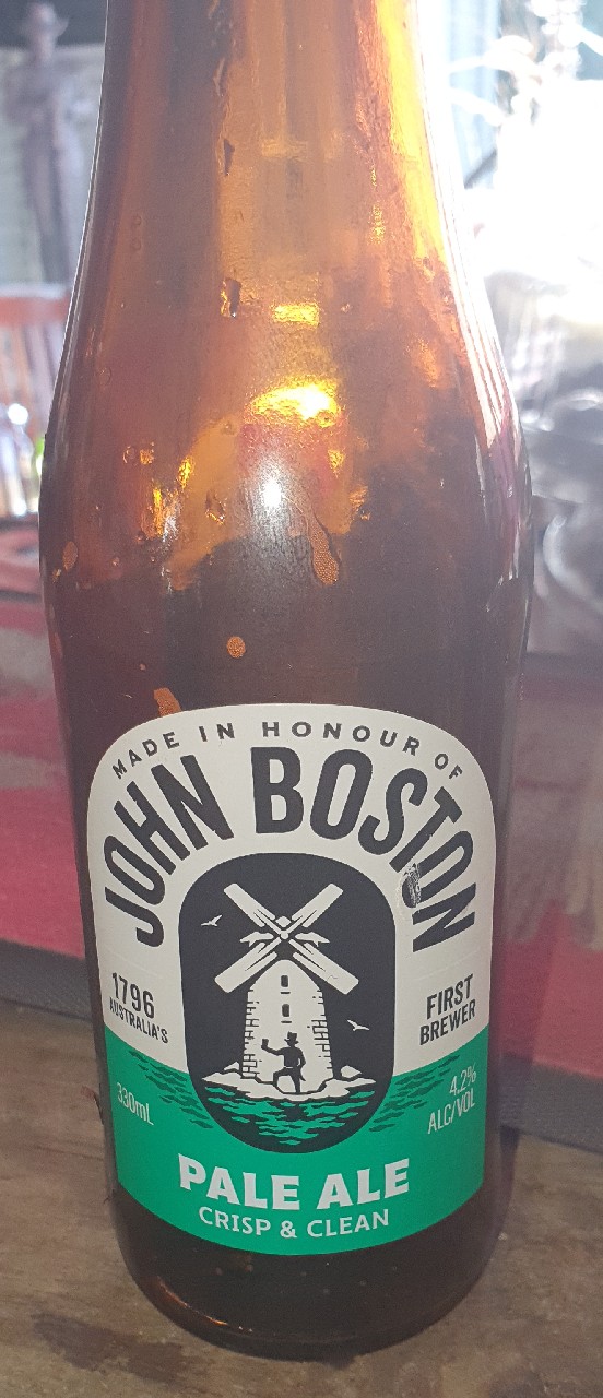 John Boston Pale Ale, John Boston (Pinnacle Drinks)