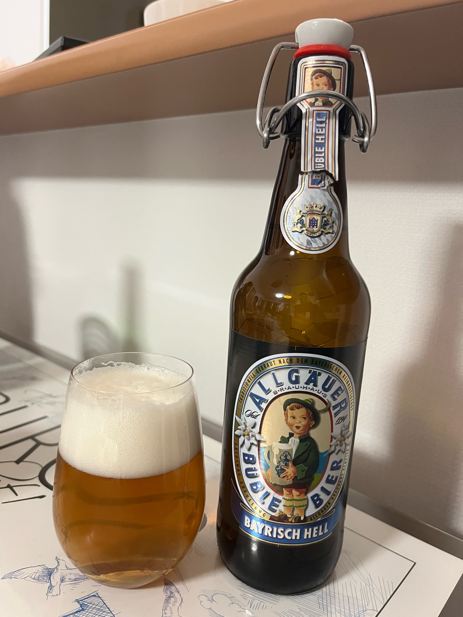 Büble Bier Bayrisch Hell, Allgäuer Brauhaus (Radeberger Gruppe)
