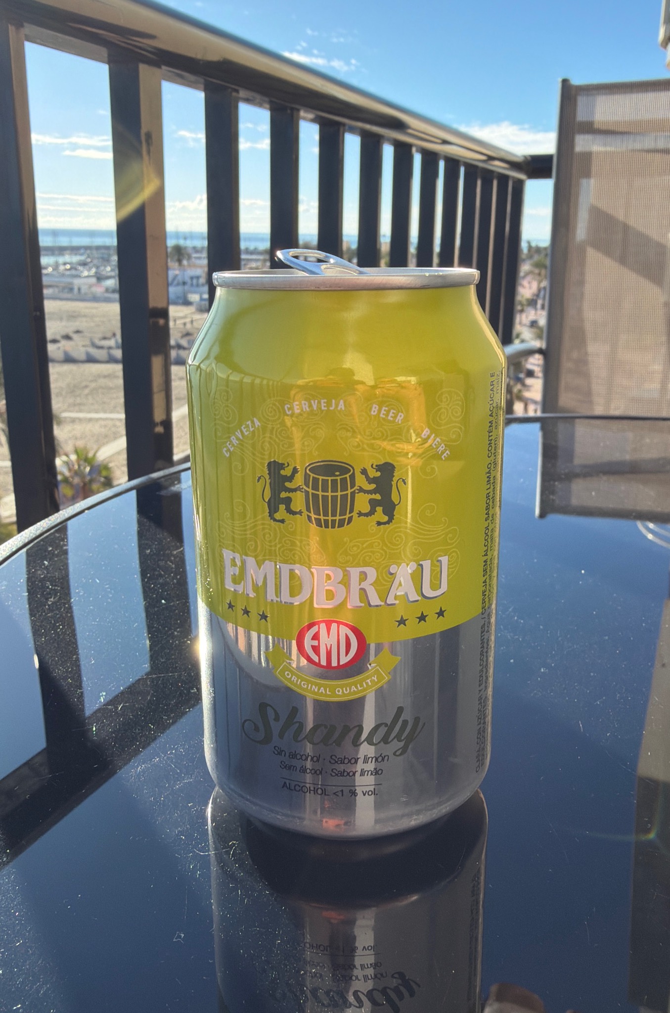 emdbräu shandy sin alcohol, Font Salem (Damm)