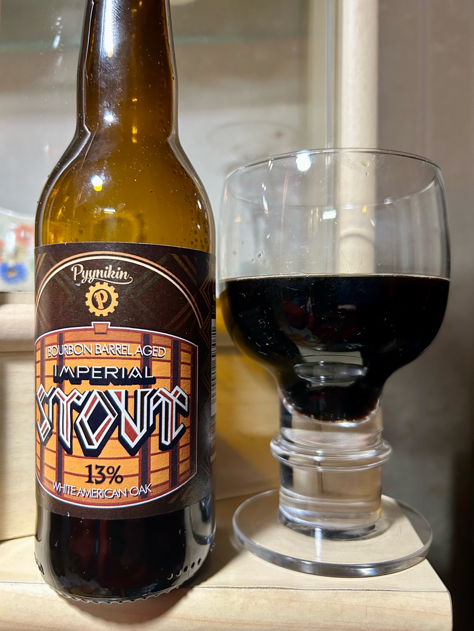 Bourbon Barrel Aged Imperial Stout, Pyynikin Brewing Company