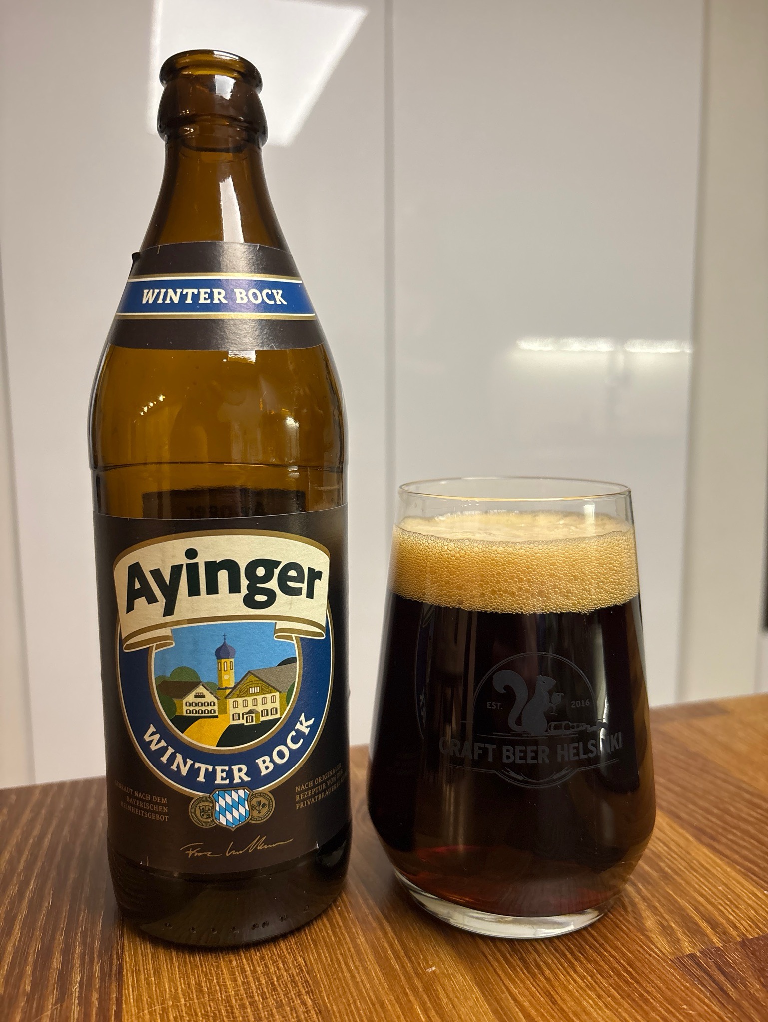 Ayinger Winter Bock, Ayinger Privatbrauerei