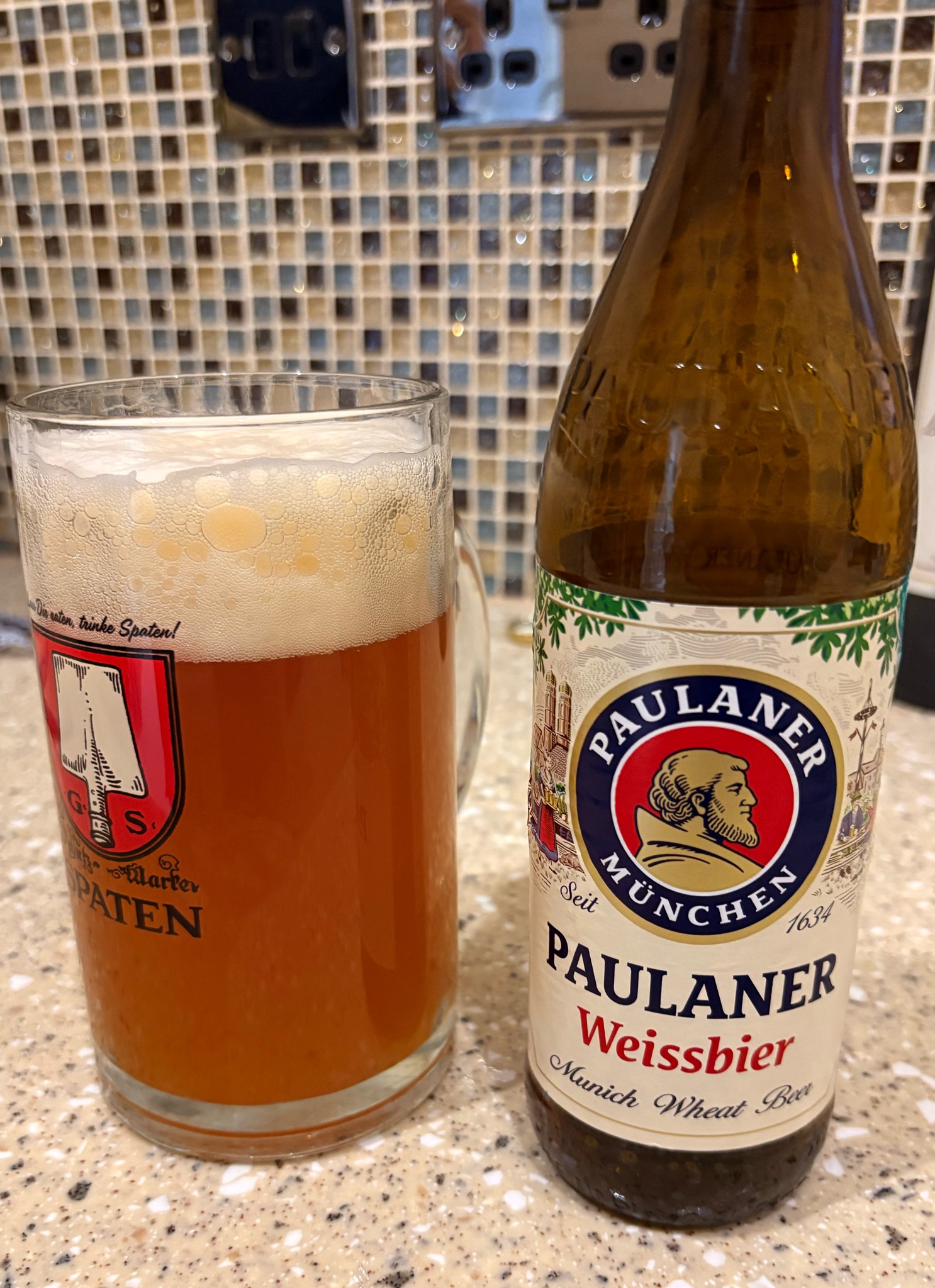 Paulaner Hefe-Weißbier Naturtrüb / Weissbier / Hefe-Weizen, Paulaner Brauerei