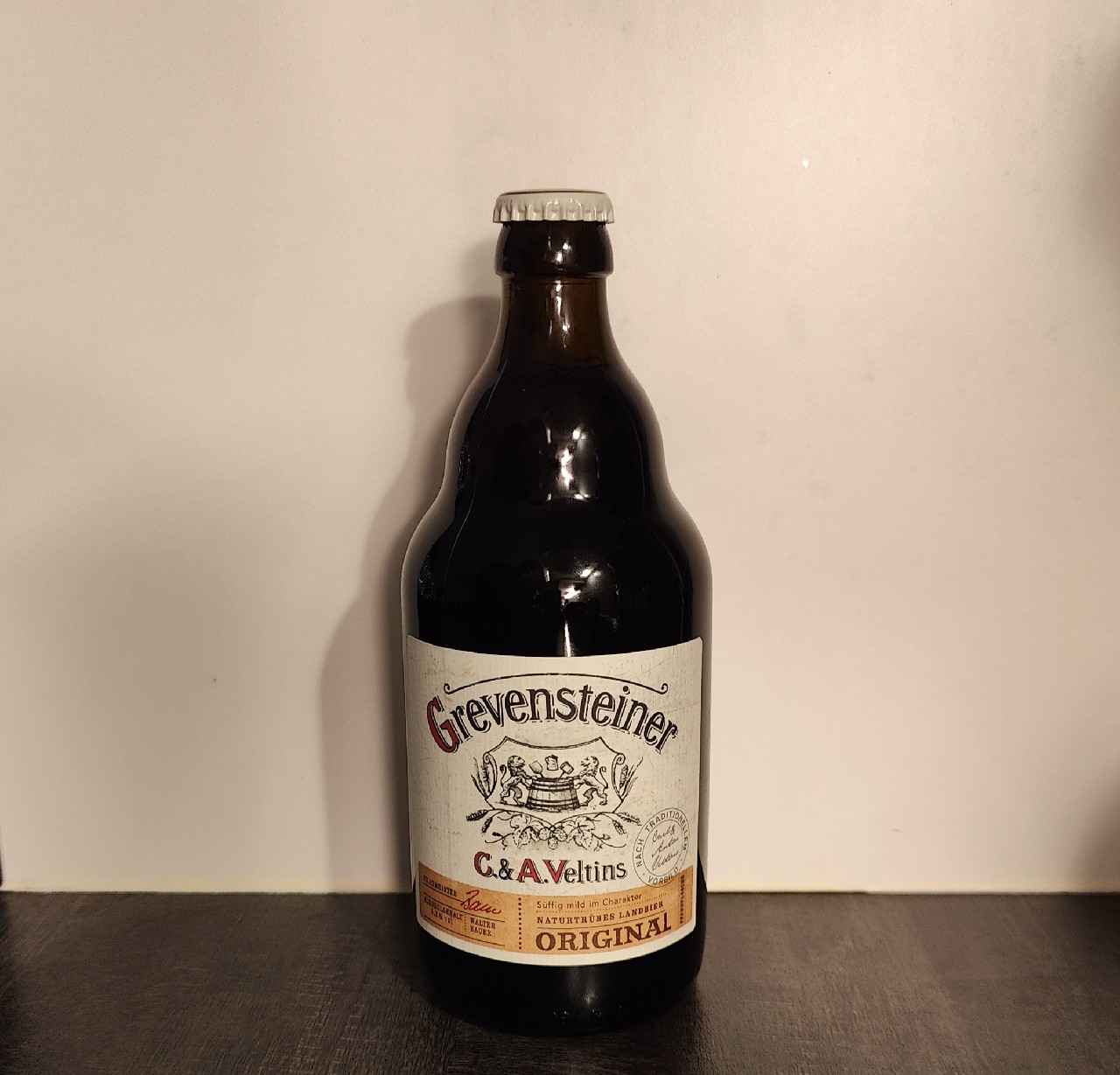 Grevensteiner Original Naturtrübes Landbier, Brauerei C.& A. Veltins