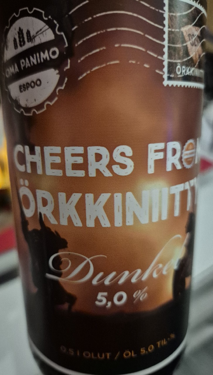 Cheers from Örkkiniitty, Finland