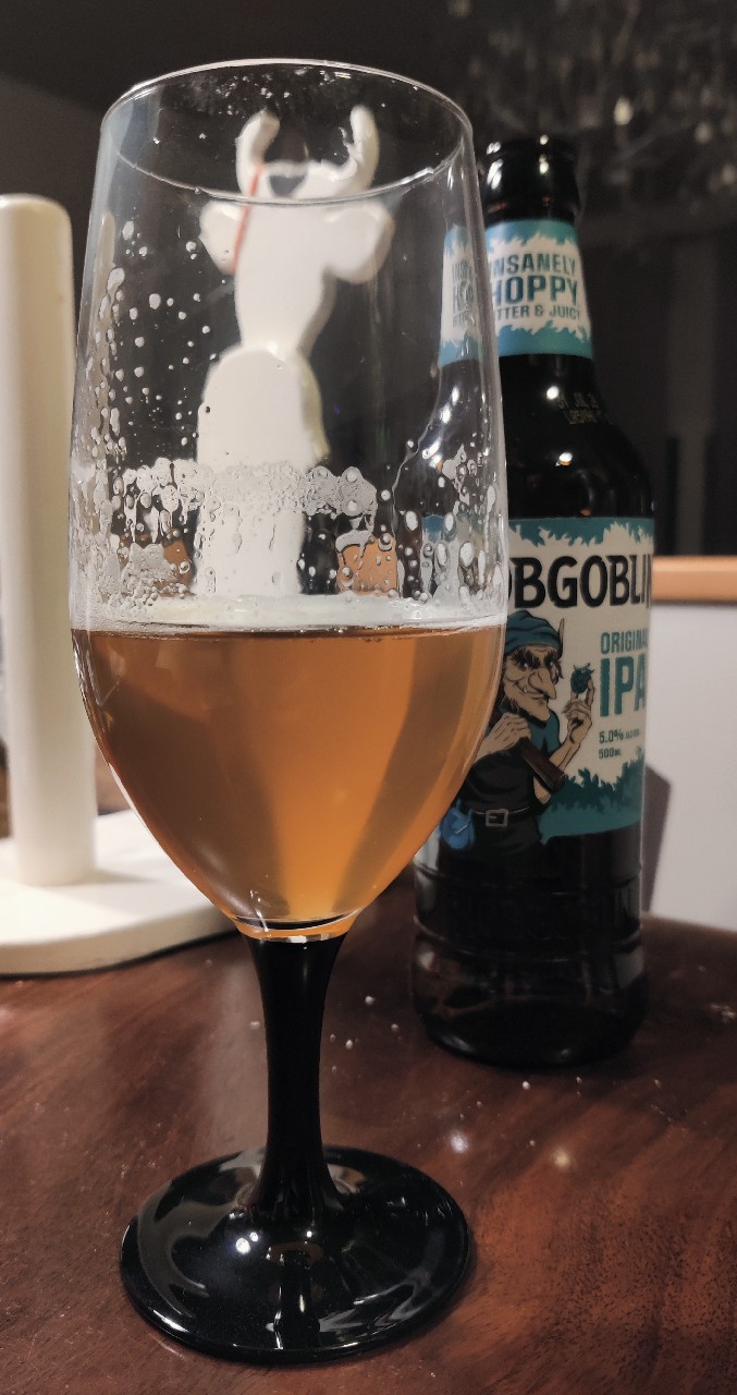 Hobgoblin IPA, Wychwood Brewery (Marston's Brewery)