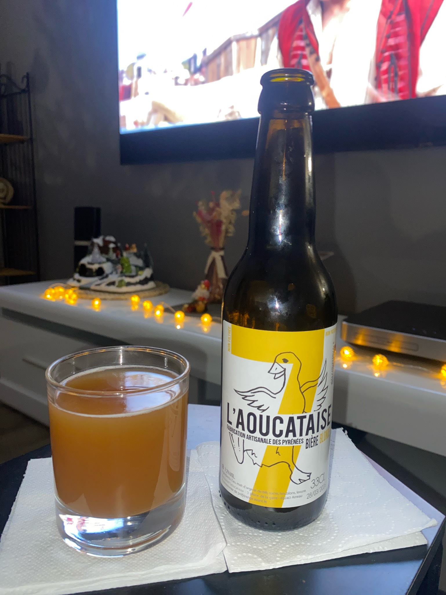 L'Aoucataise Blonde Triple, Brasserie L'Aoucataise