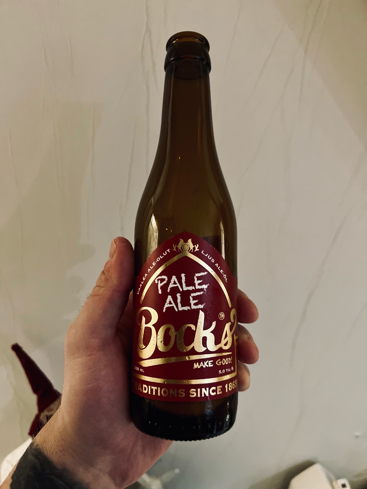 Bock's Pale Ale 5.0%, Bock's Corner Brewery