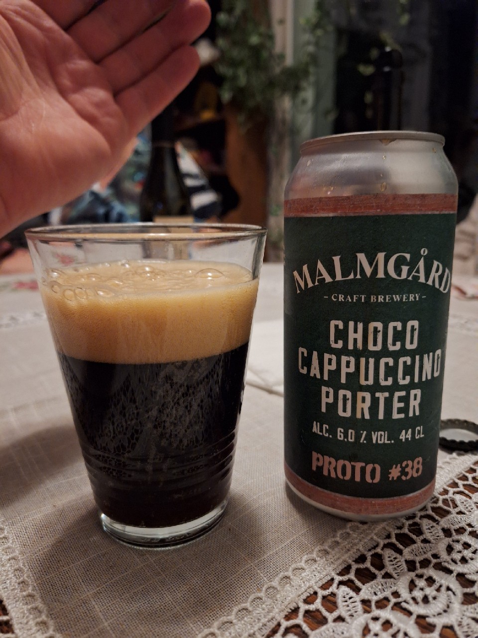 Proto #38 Choco Cappuccino Porter, Malmgårdin Panimo