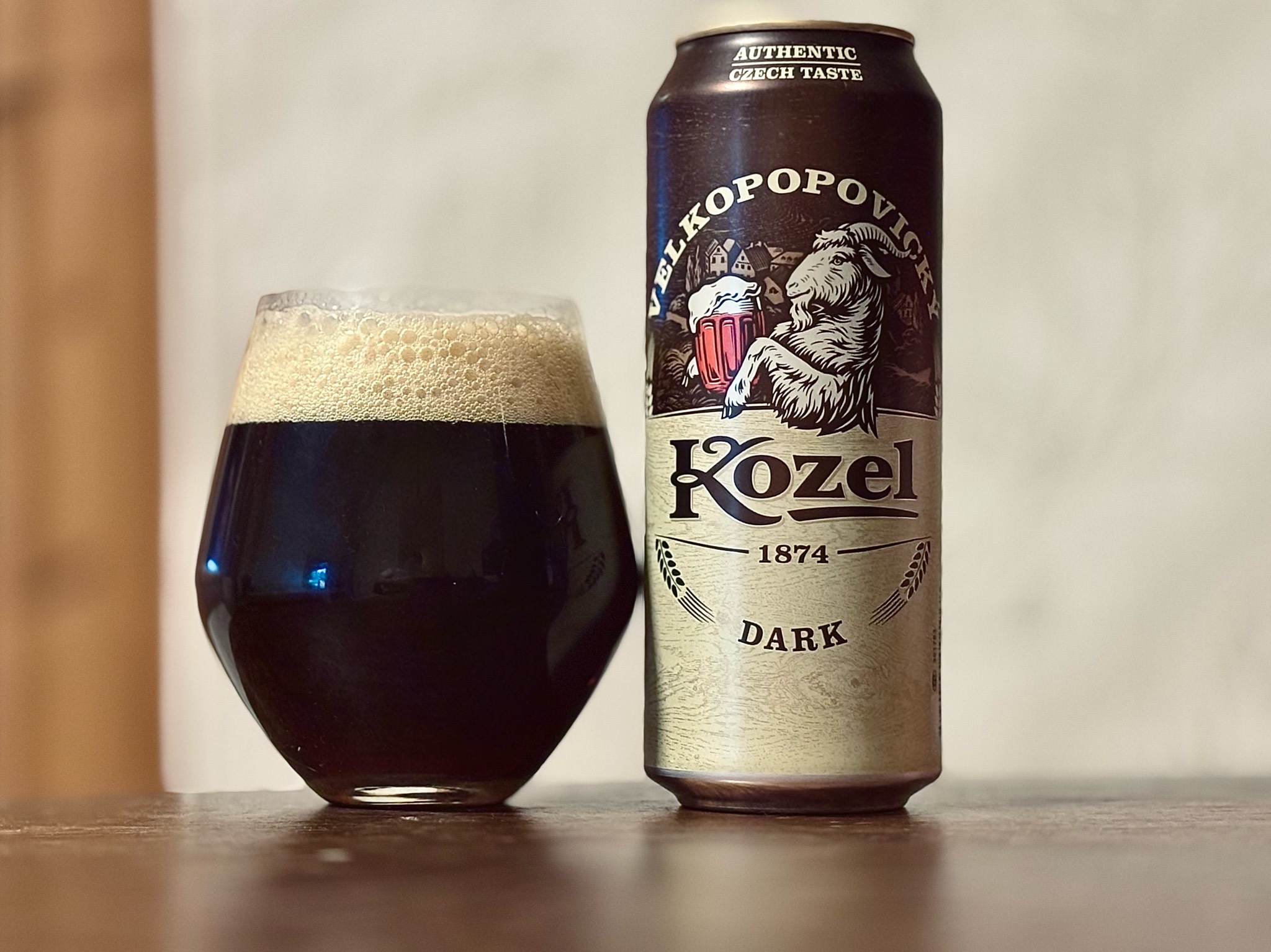 Kozel Černý / Dark, Pivovar Velké Popovice (Asahi Breweries)