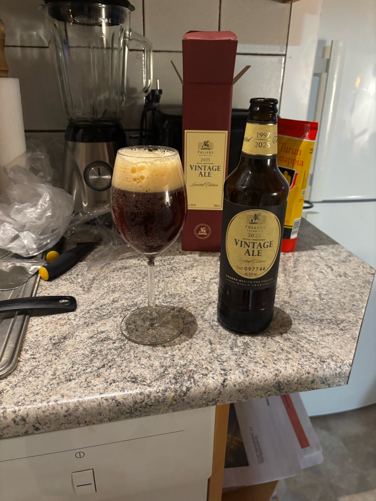 fuller's vintage ale 2025, Fuller's Griffin Brewery (Asahi Breweries)