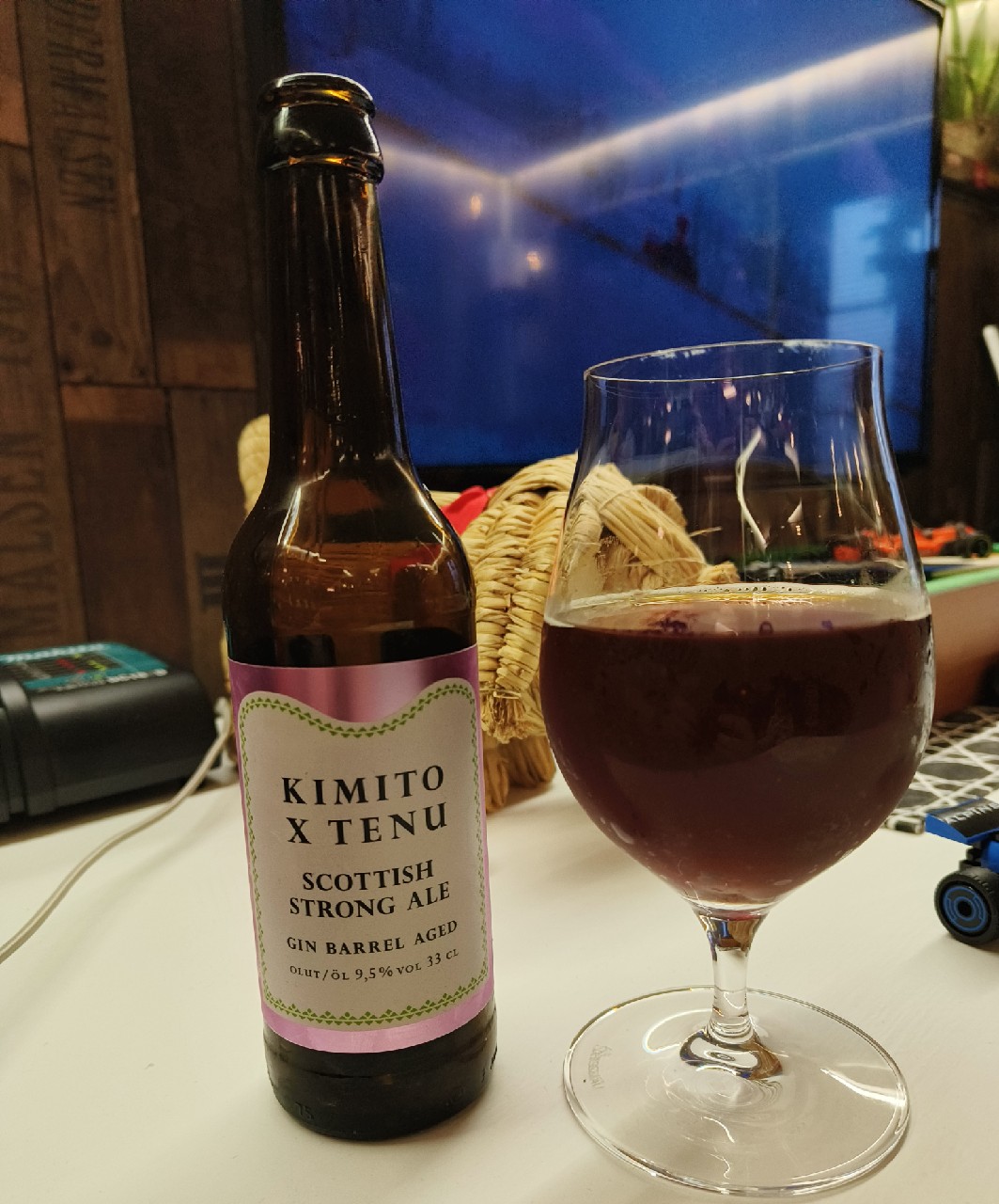 Kimito X Tenu Scottish Strong Ale Gin Barrel Aged, Finland