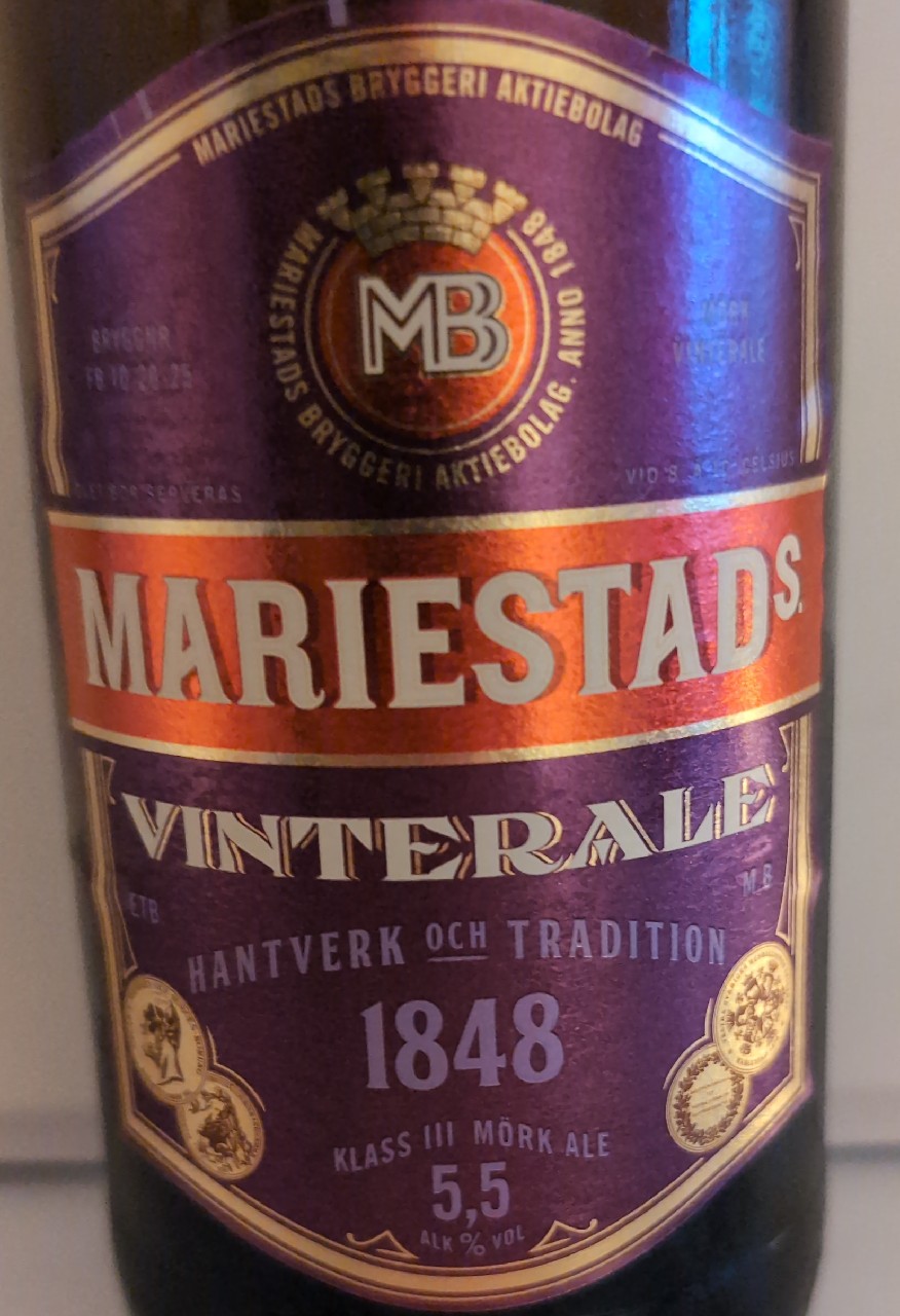 Mariestads Vinterale, Mariestads Bryggeri Aktiebolag