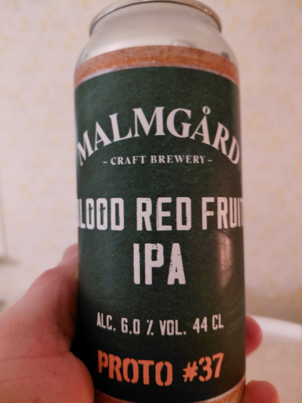 Proto #37 Blood Red Fruit IPA, Malmgårdin Panimo