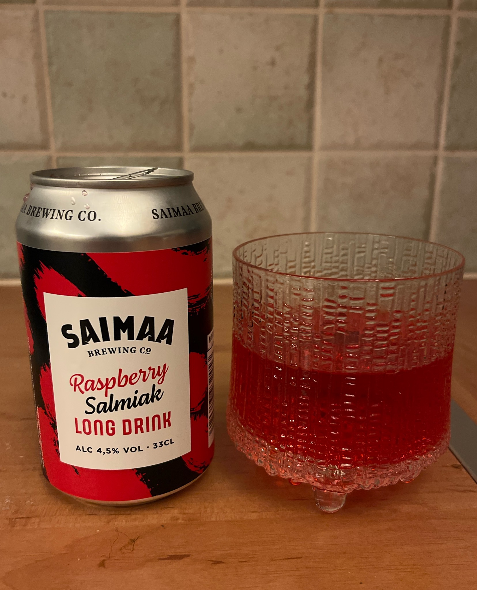 Raspberry Salmiak Long Drink, Saimaa Brewing Company