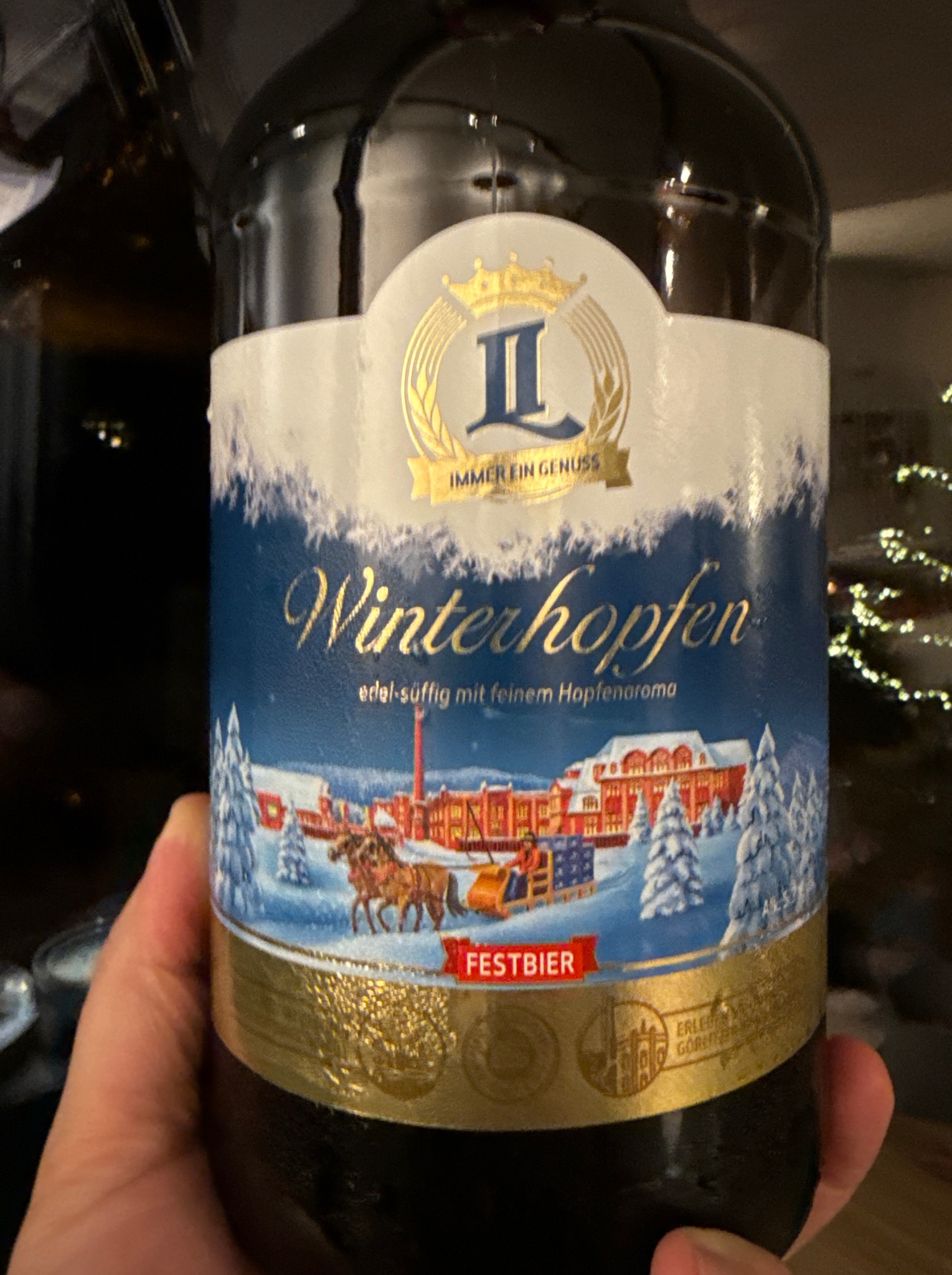 Winterhopfen, Landskron Brauerei