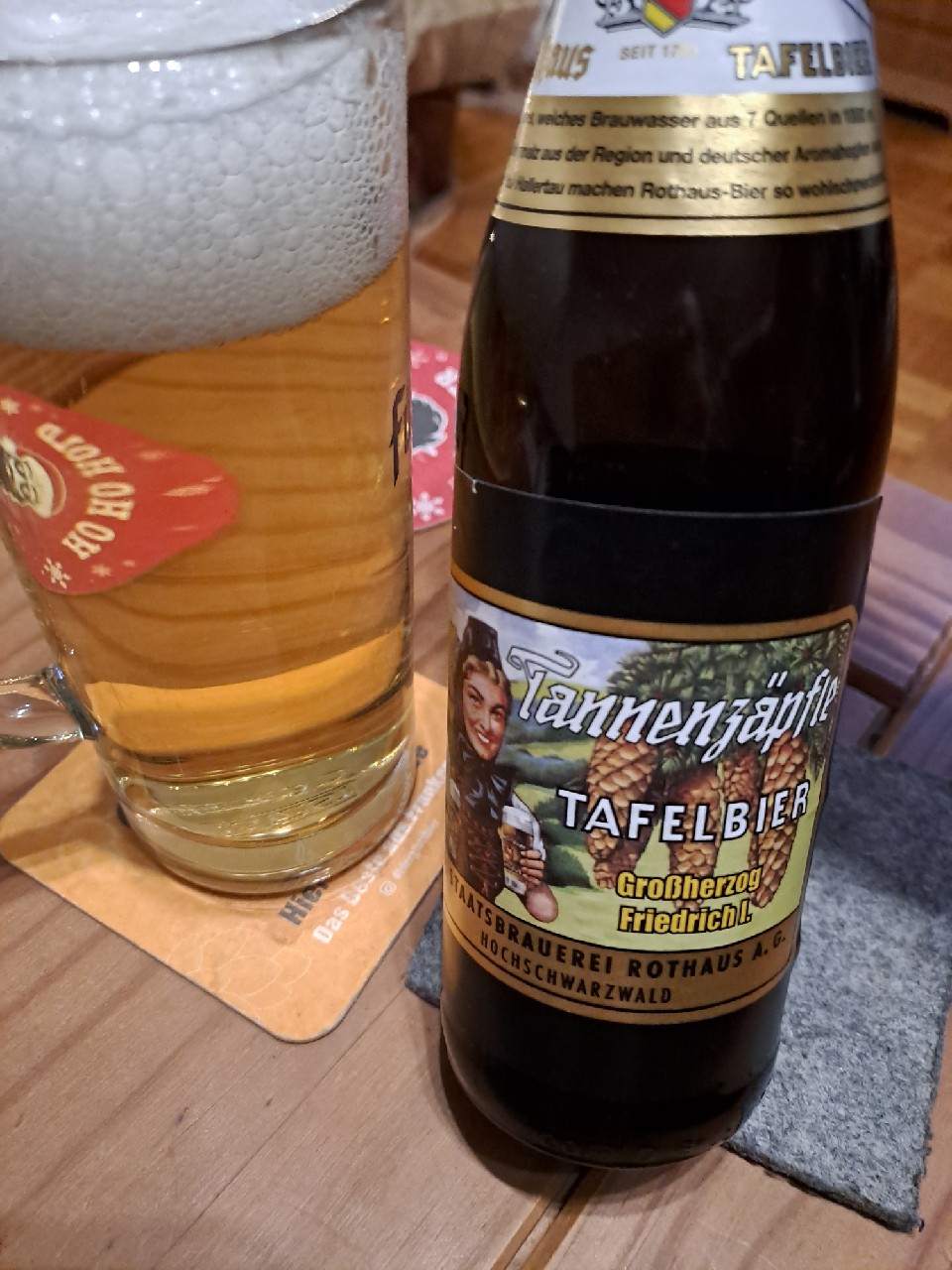 Tannenzäpfle Tafelbier, Badische Staatsbrauerei Rothaus