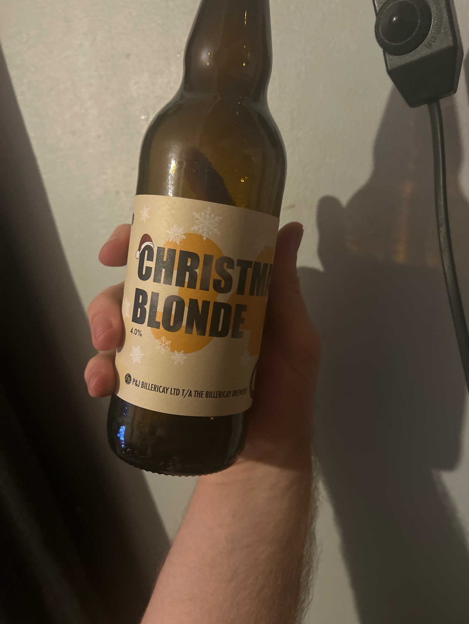Christmas Blonde, Billericay Brewing Company