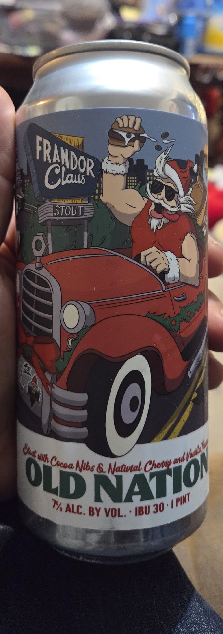 frandor claus stout, Old Nation Brewing