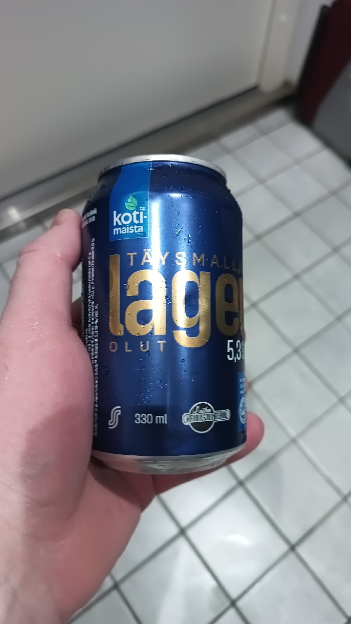 Kotimaista Täysmallas Lager 5.3%, Laitilan Wirvoitusjuomatehdas
