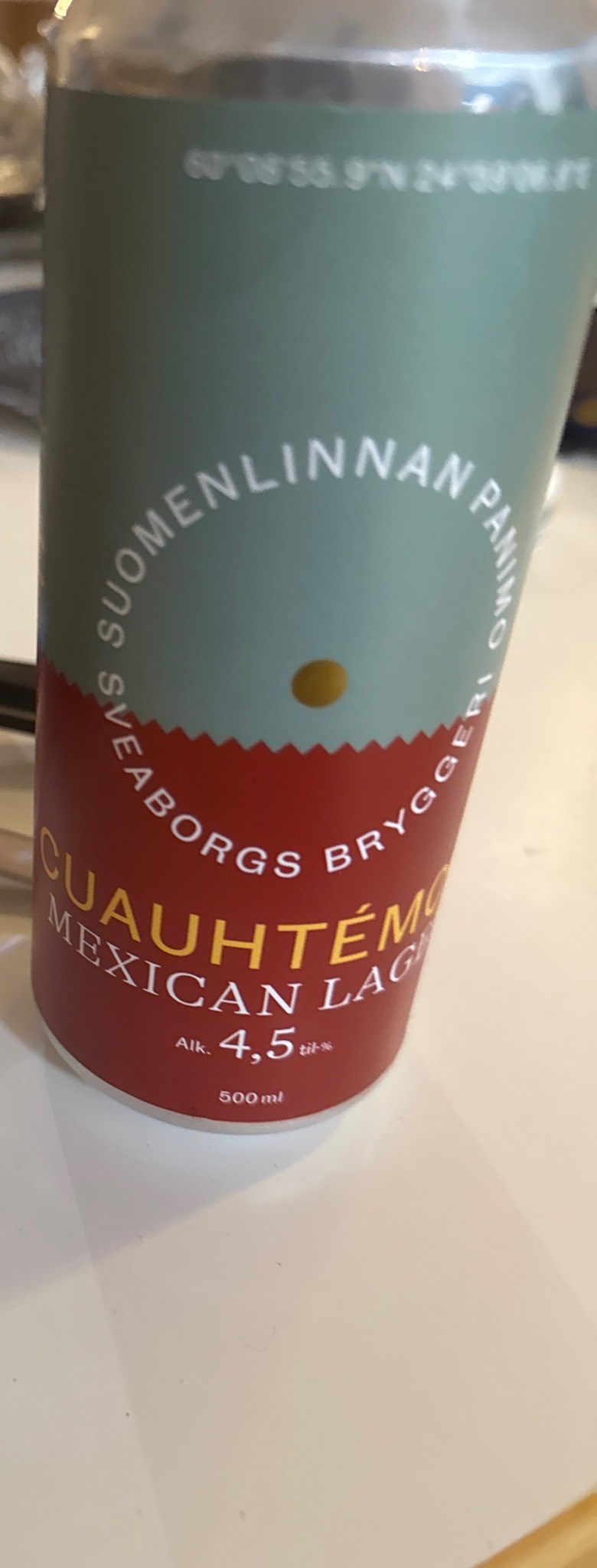 Cuauhtémoc Mexican lager, Finland