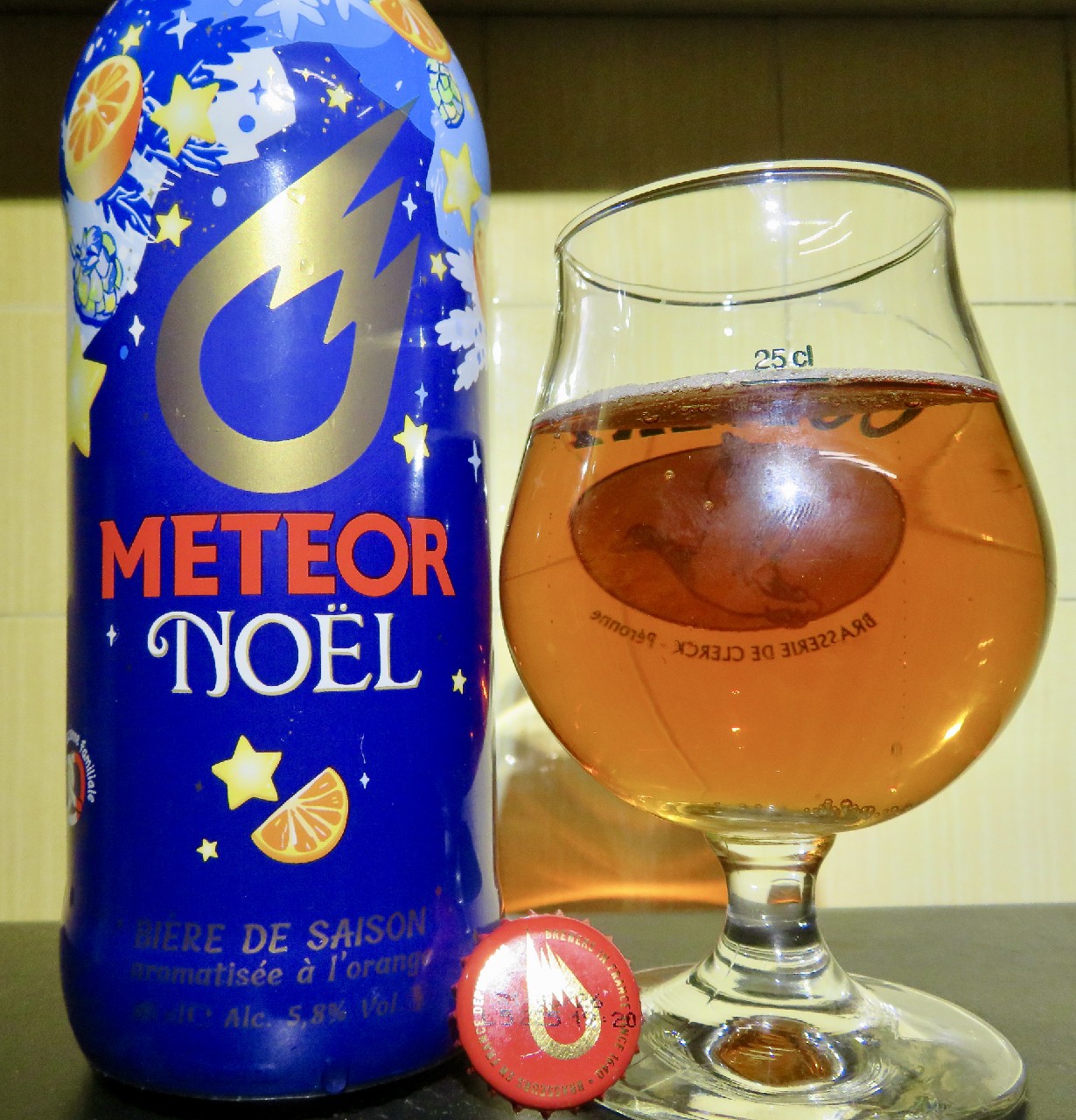 Meteor Bière De Noël, Brasserie Meteor