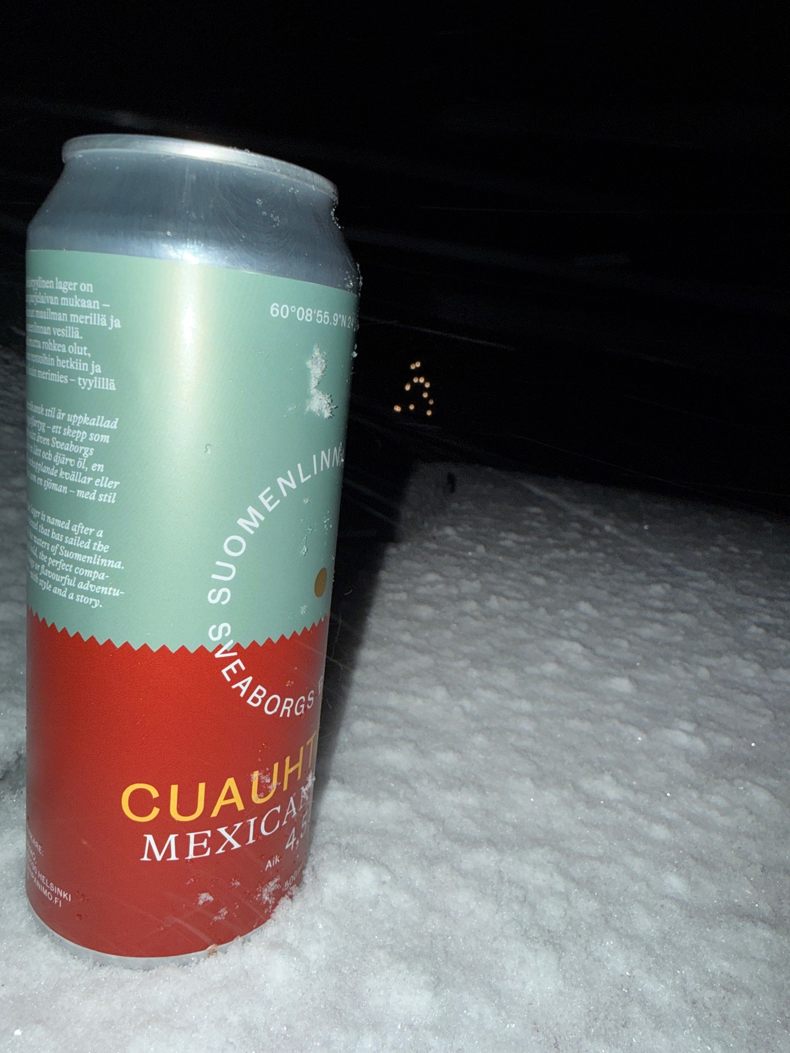 Cuauhtémoc Mexican lager, Finland
