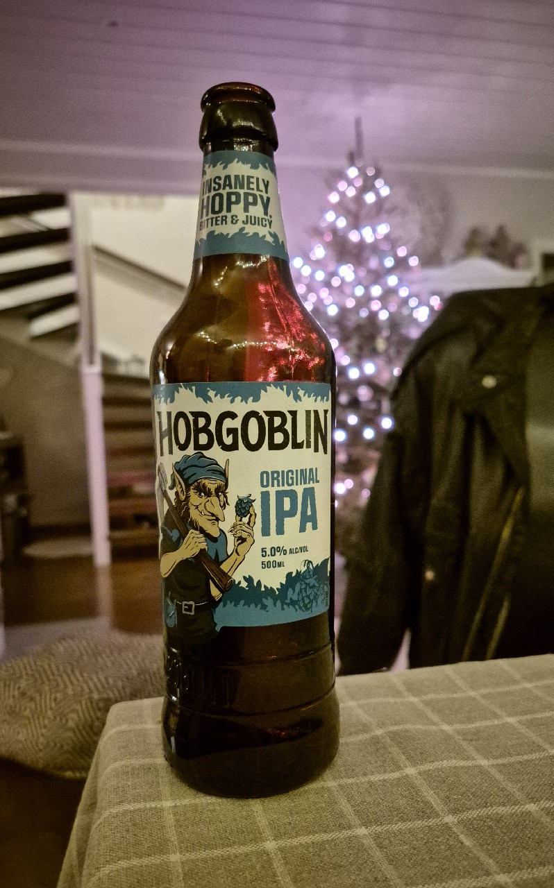 Hobgoblin IPA, Wychwood Brewery (Marston's Brewery)