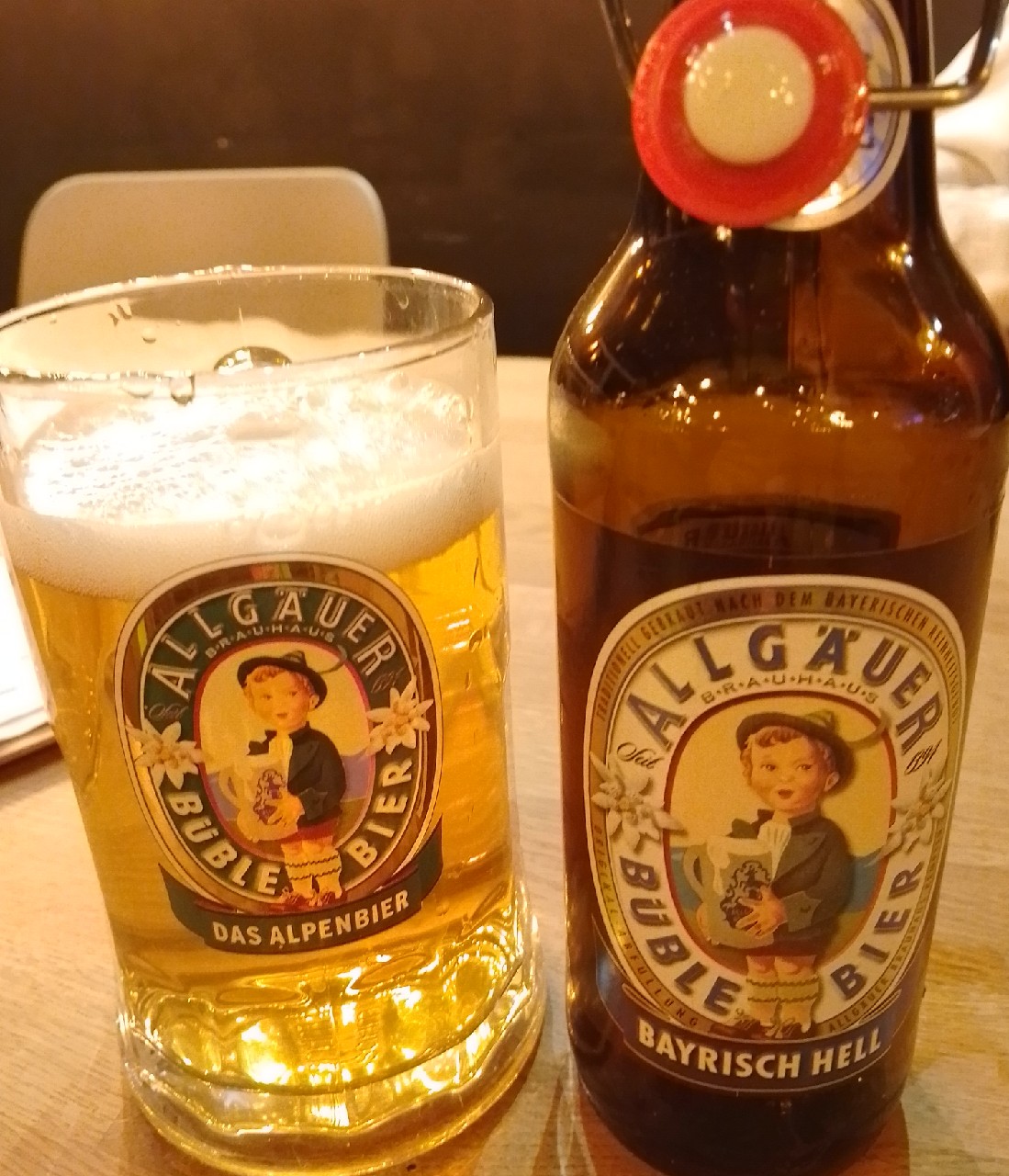 Büble Bier Bayrisch Hell, Allgäuer Brauhaus (Radeberger Gruppe)