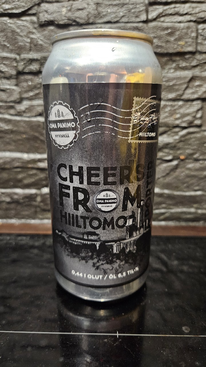 Cheers From Hiiltomo 6,5%, Hyvinkään Oma Panimo