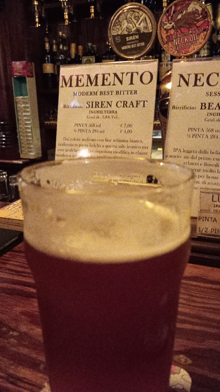 Memento, Siren Craft Brew