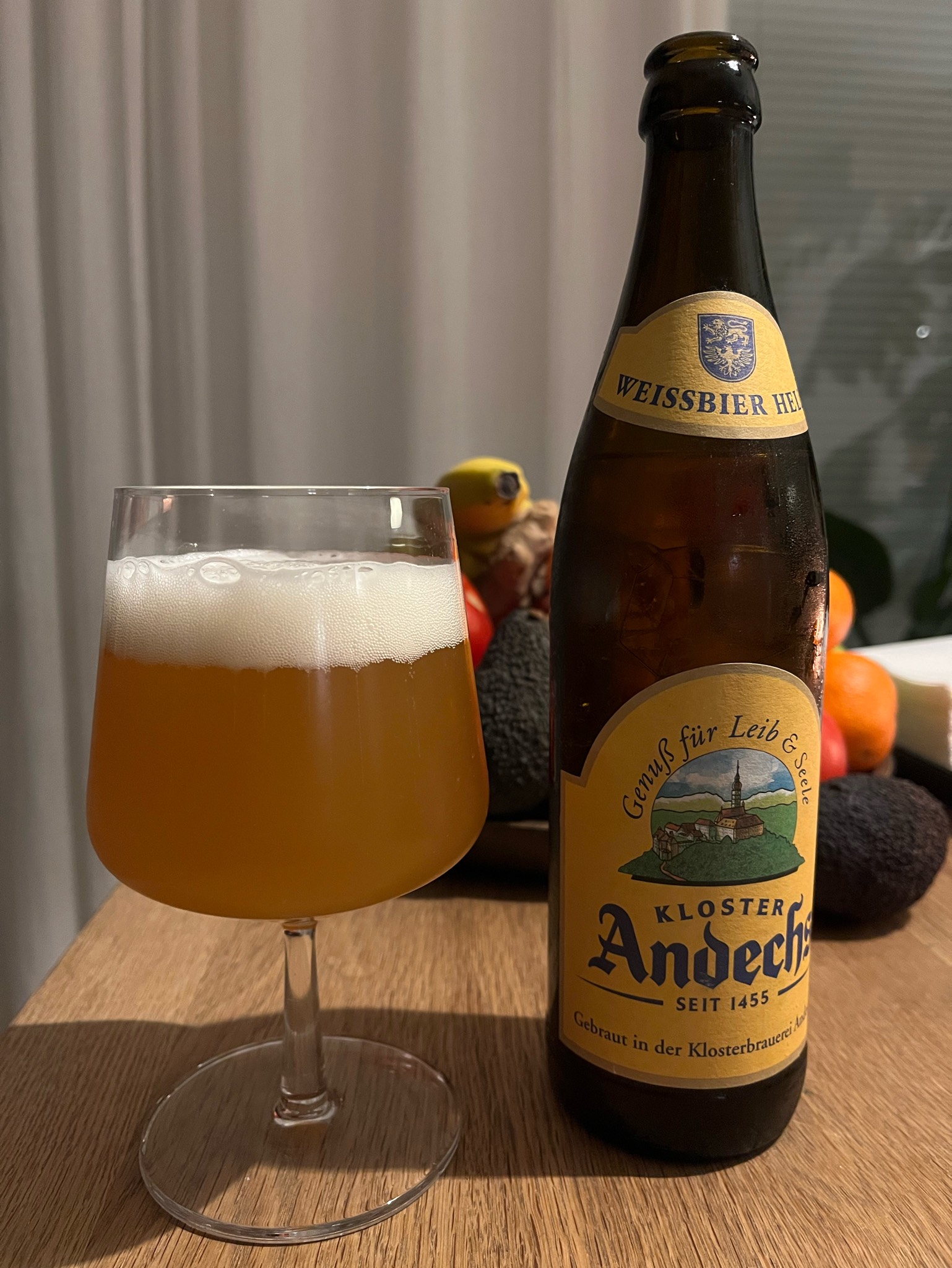 Andechser Weissbier Hell, Klosterbrauerei Andechs