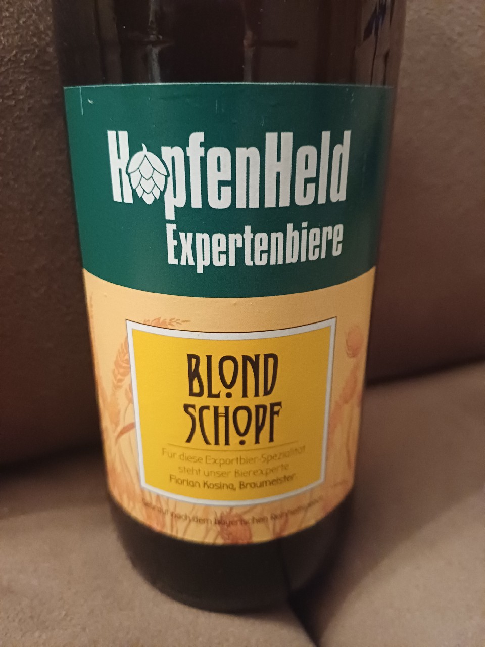 Blondschopf, Hopfenheld