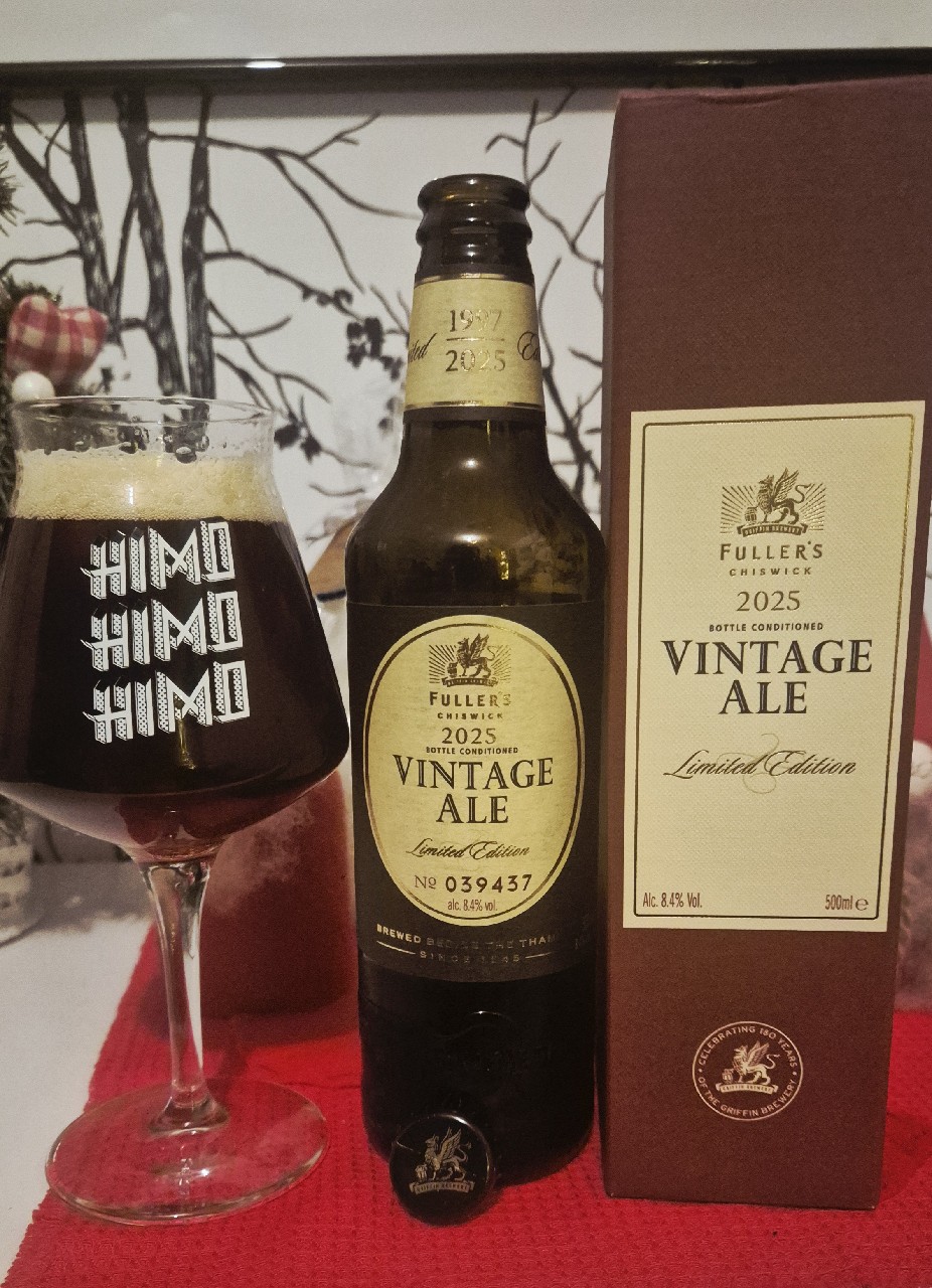 Vintage Ale (2025), Fuller's Griffin Brewery (Asahi Breweries)