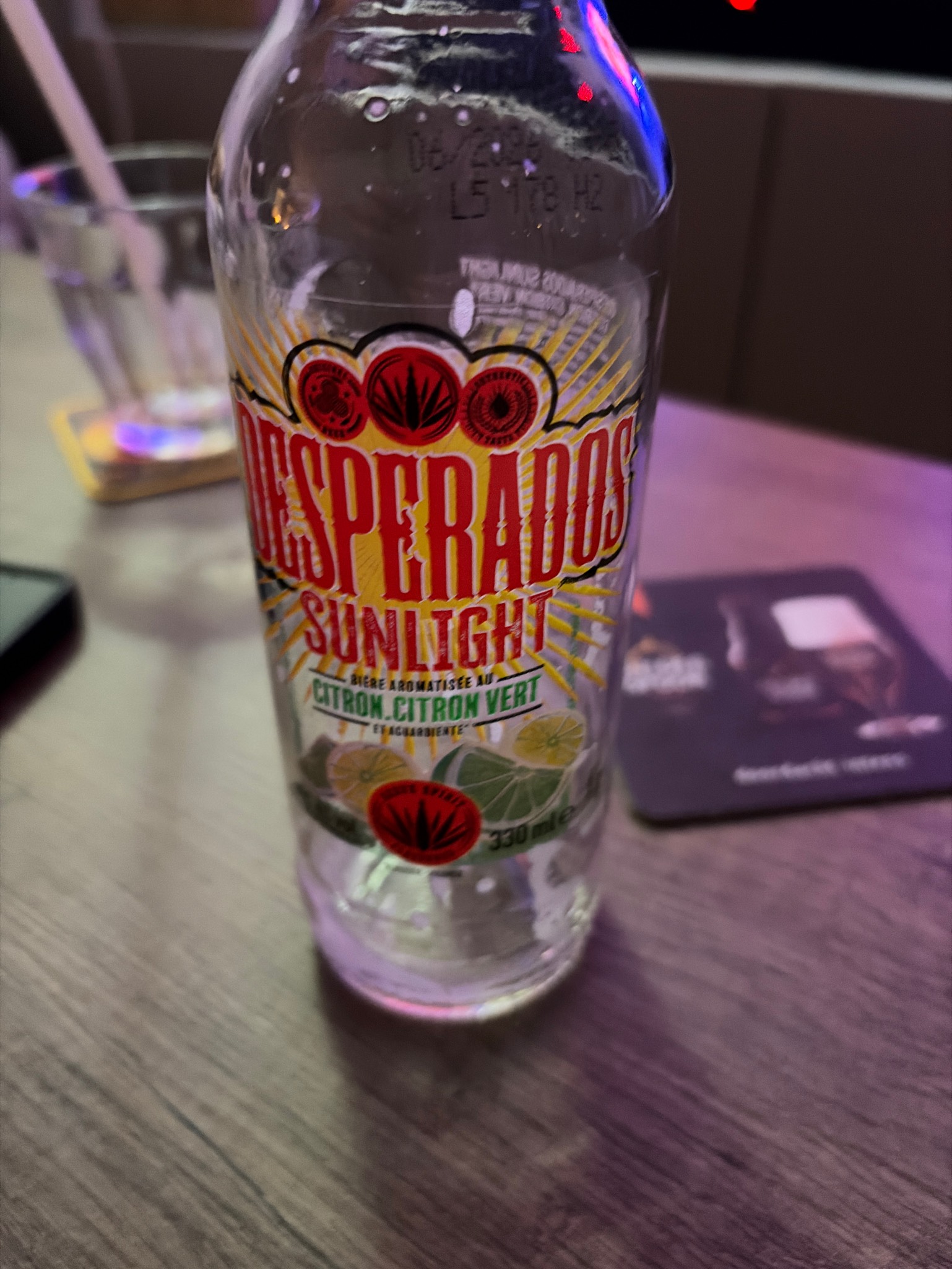 Desperados Sunlight Citron-Citron Vert, Heineken France