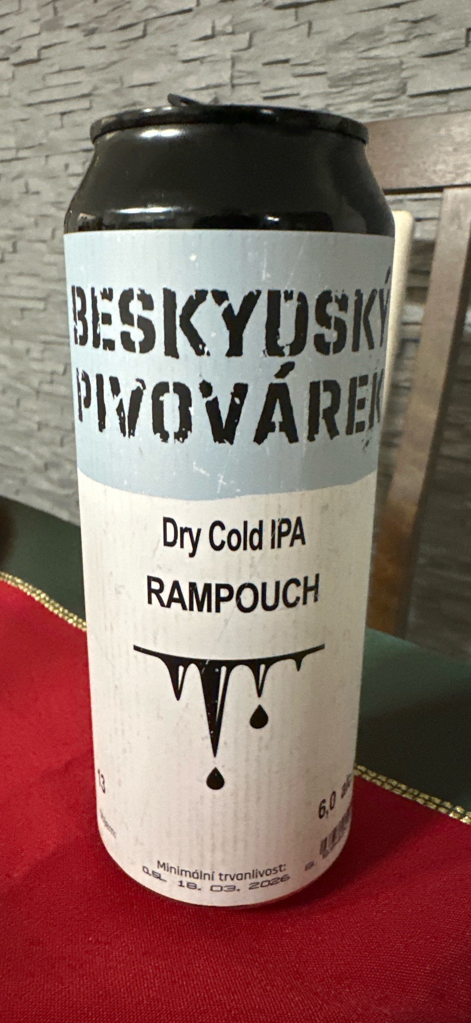 Dry Cold IPA RAMPOUCH, Beskydsky Pivovarek