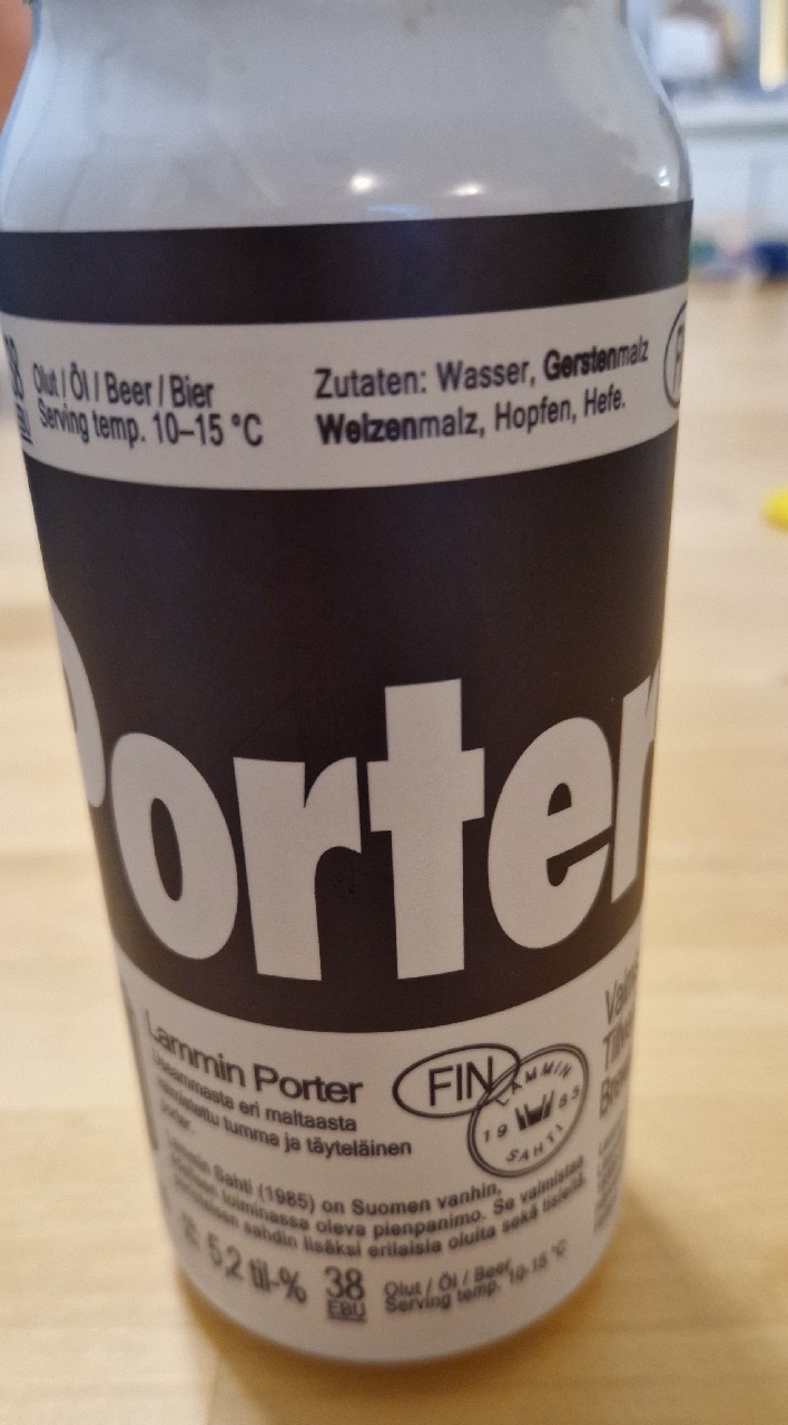 Pakkas Porter, Lammin Sahti