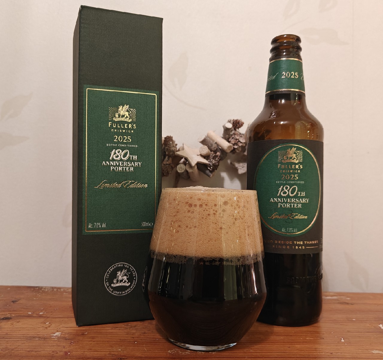 180th Anniversary Porter, Fuller's Griffin Brewery (Asahi Breweries)