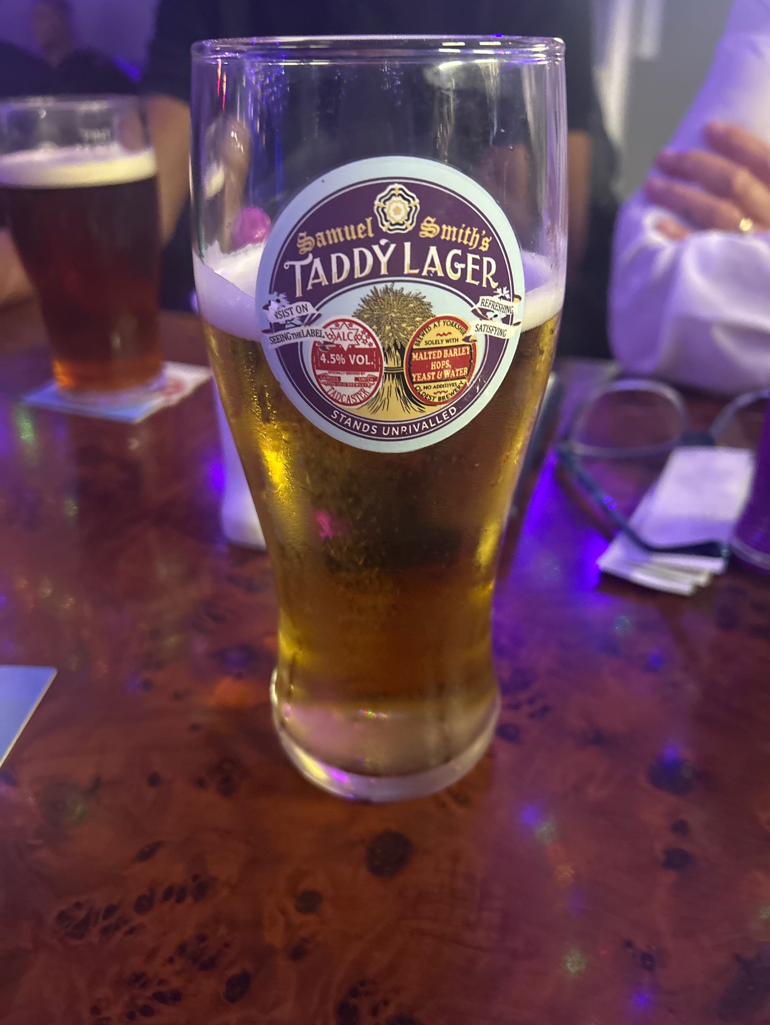 Taddy Lager, England