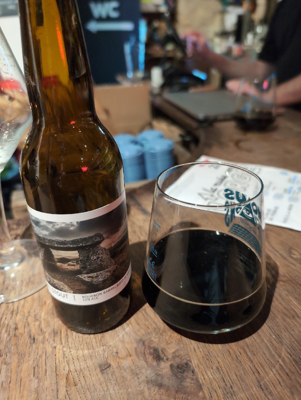 imperial stout bourbon barrel aged 18 mois, Brasserie Popihn