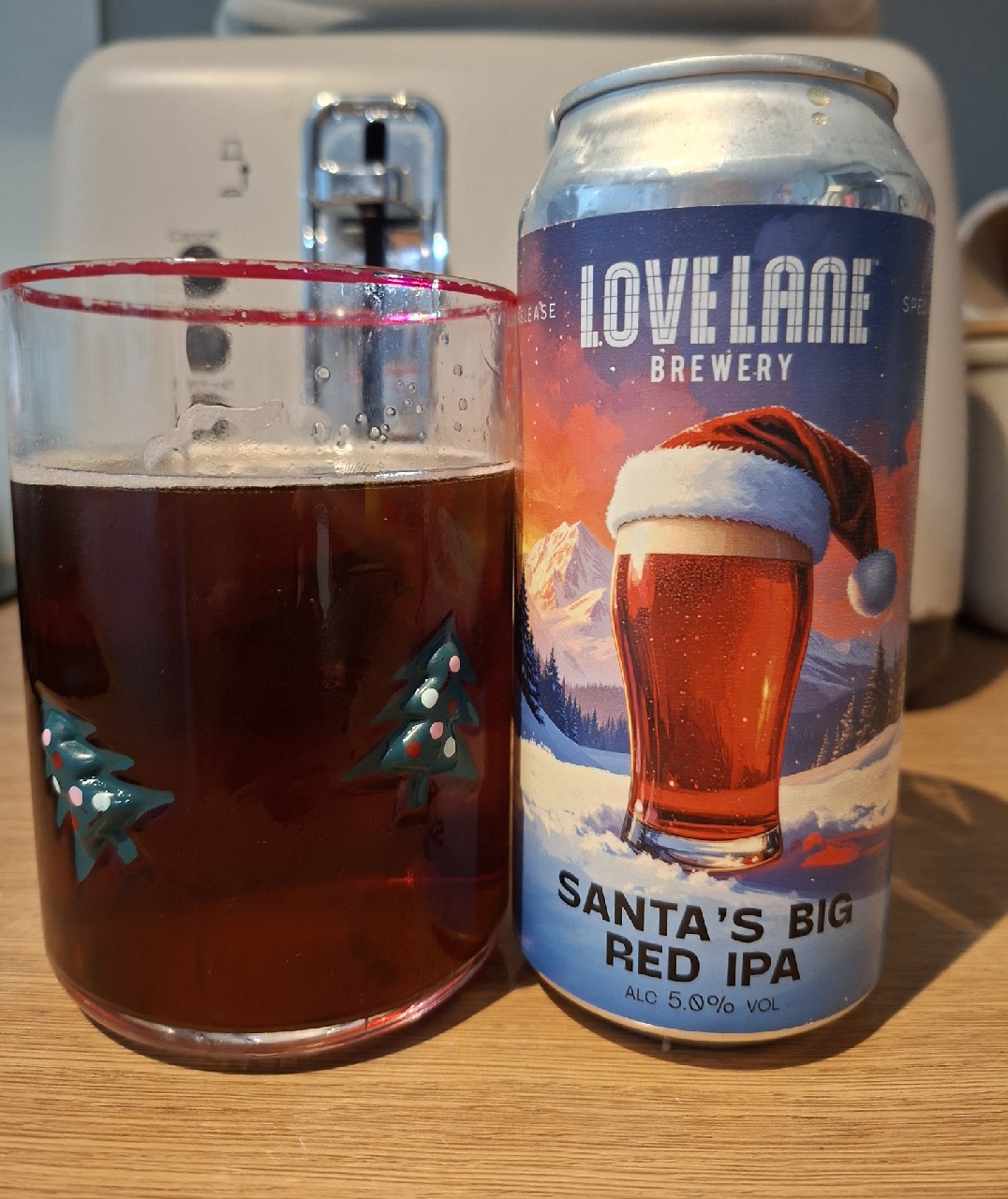 Santa's big red ipa, Love Lane Brewing