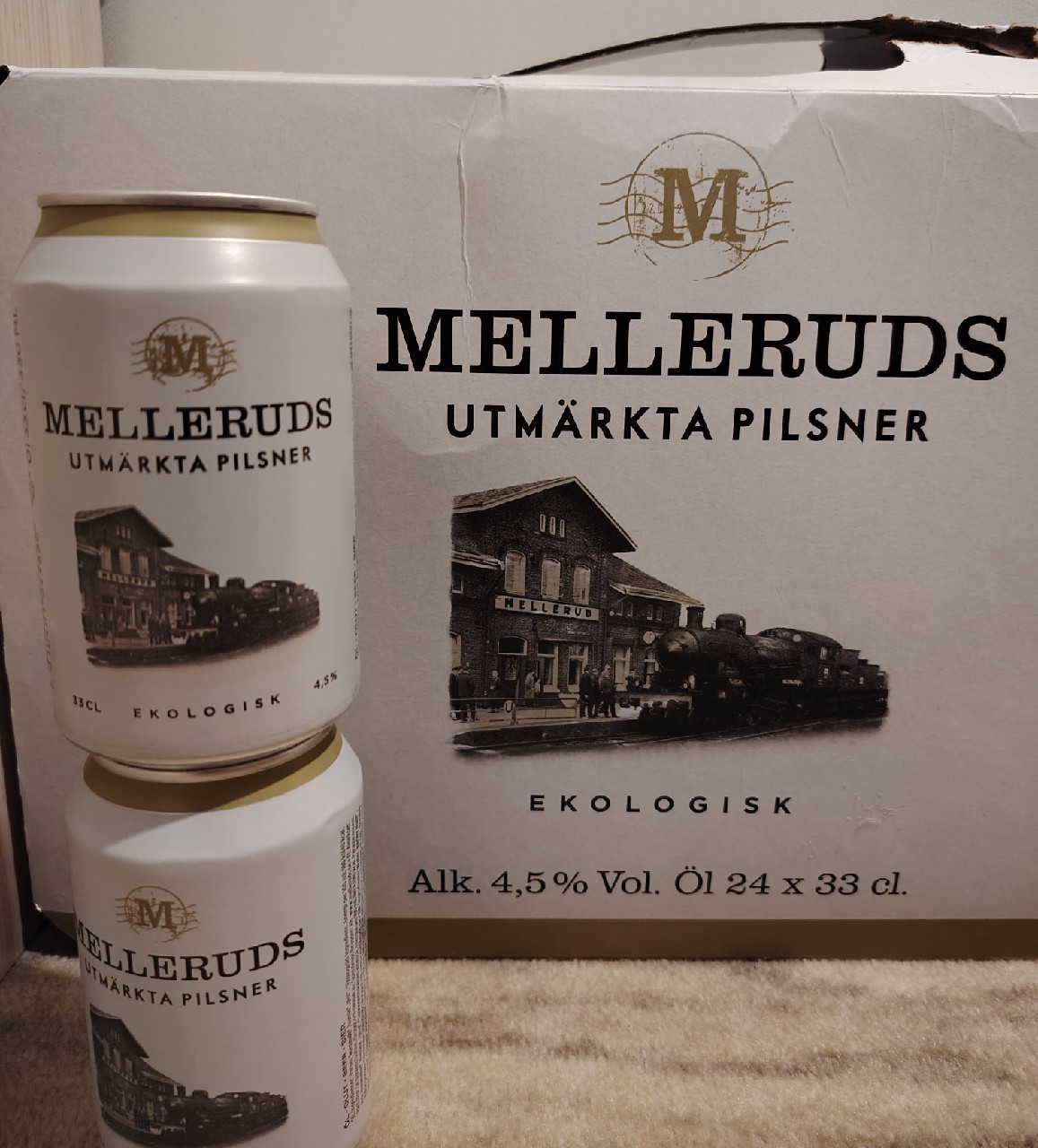 Melleruds Utmärkta Pilsner 4.5%, Spendrups Bryggeri