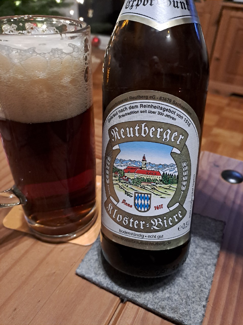 Reutberger Export Dunkel, Klosterbrauerei Reutberg