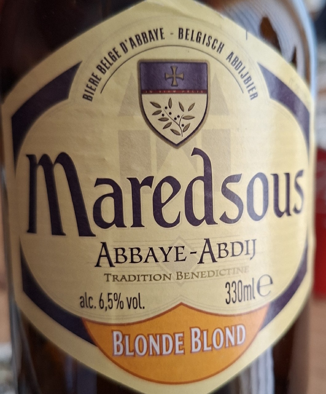 Maredsous 6° Blonde, Belgium