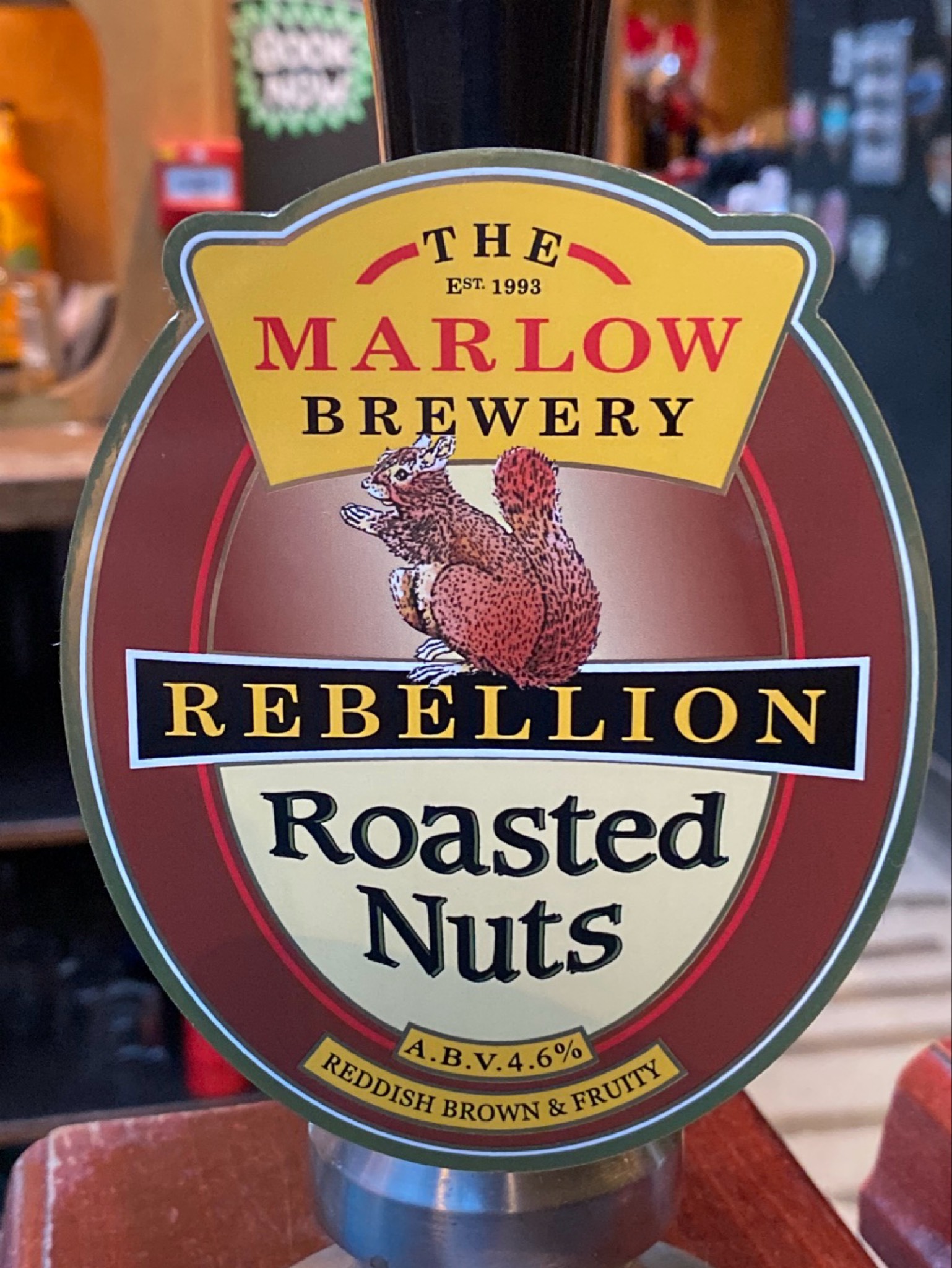 Roasted Nuts, Rebellion Beer