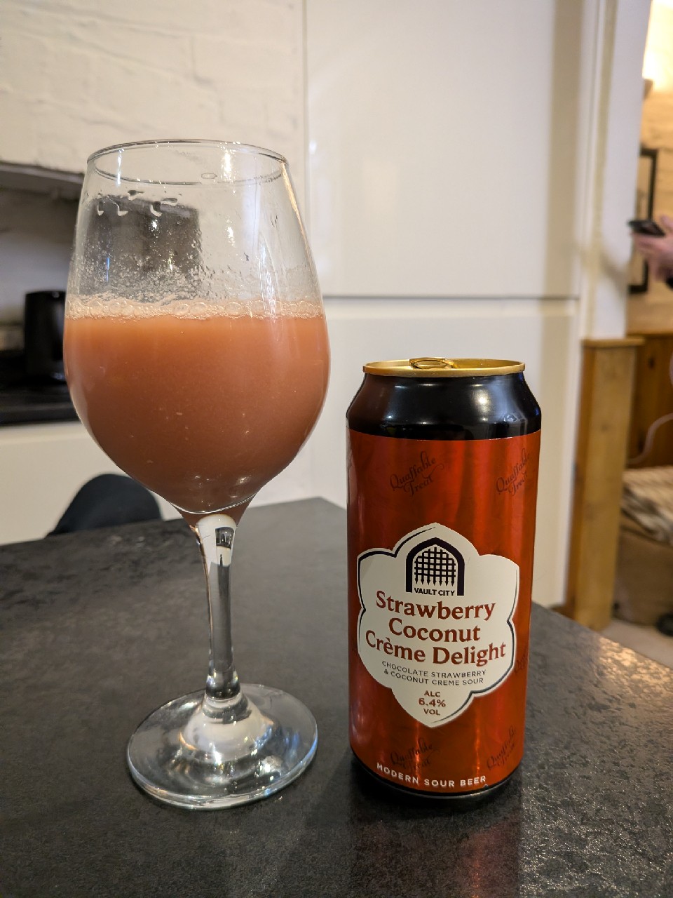 Strawberry coconut creme delight, Vault City Brewing