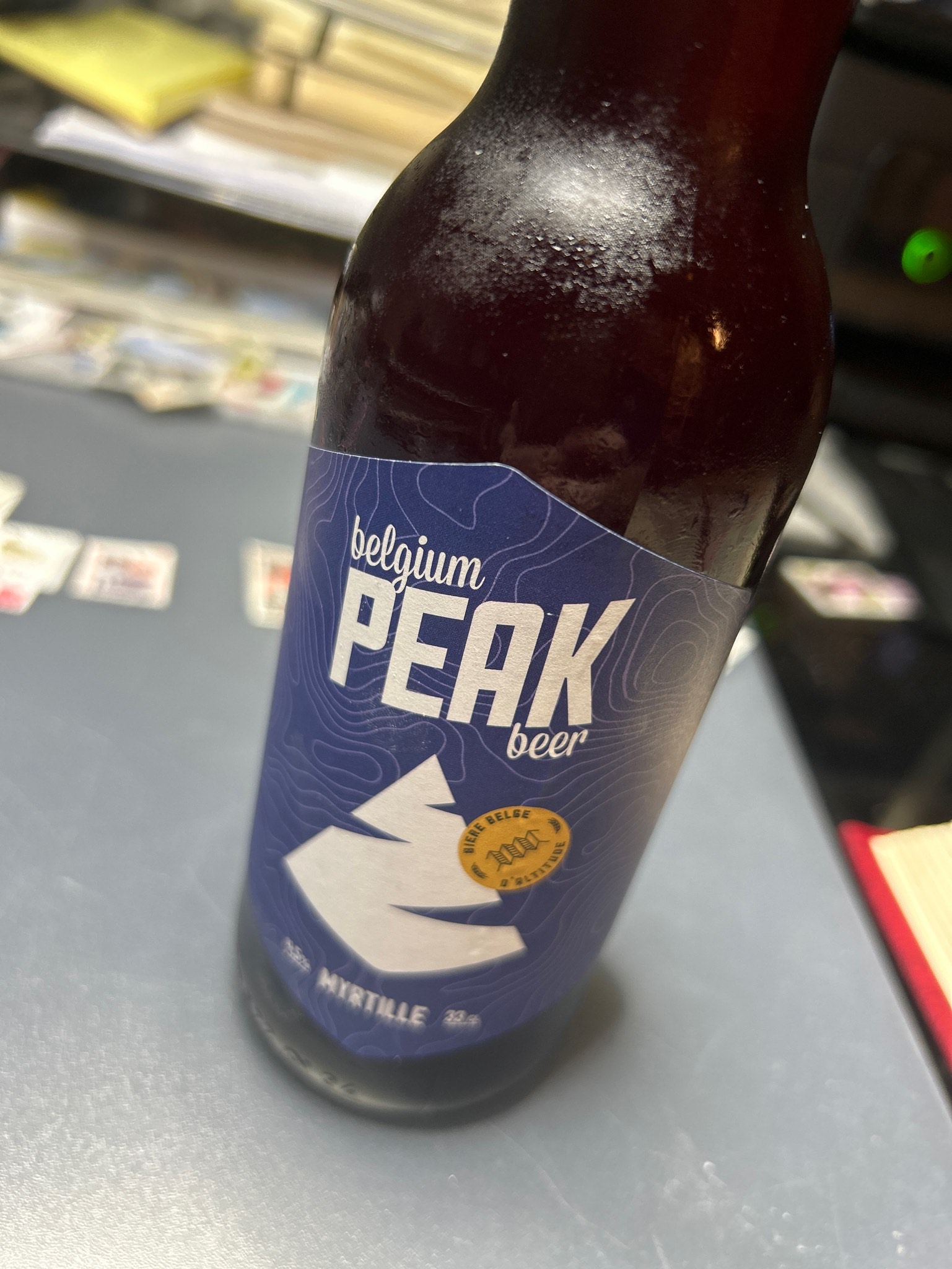 Peak Myrtille, Belgium Peak Beer